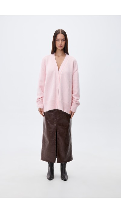 КАРДИГАН НА ҐУДЗИКАХ З ДОДАВАННЯМ АНГОРИ 