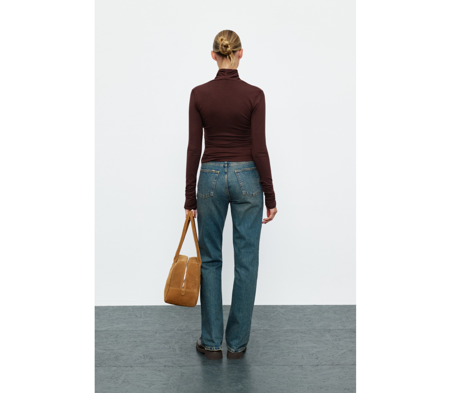 ТОП ДРАПІРОВАНИЙ З ВИСОКОЮ ГОРЛОВИНОЮ