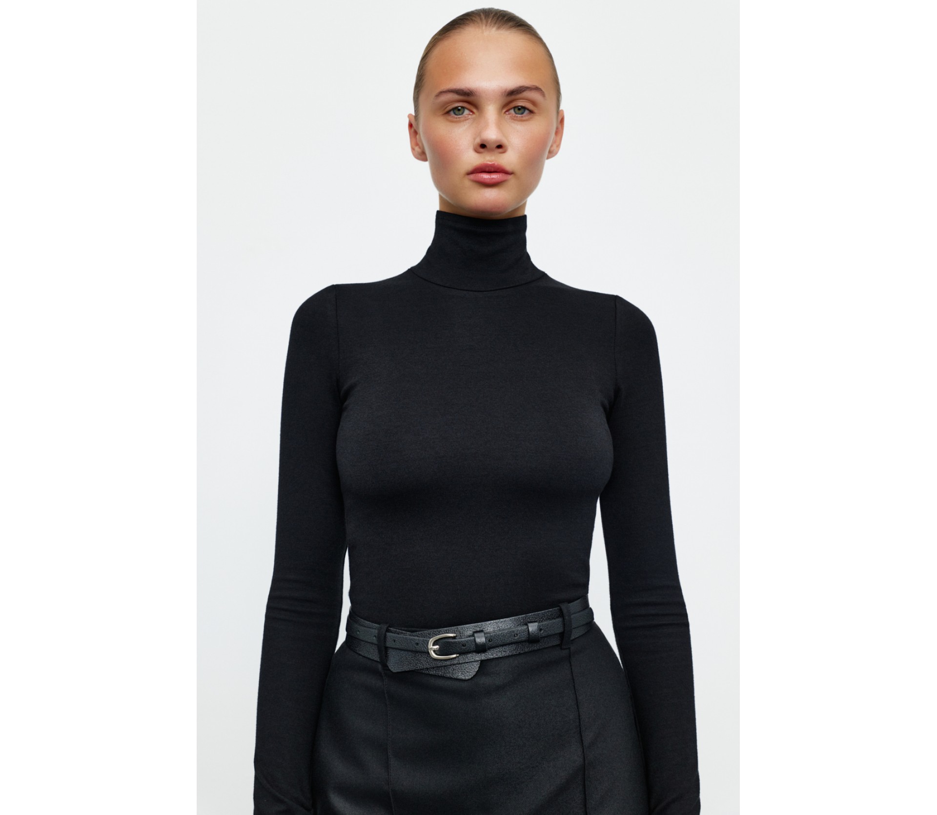 ДЖЕМПЕР З ВИСОКИМ КОМІРОМ