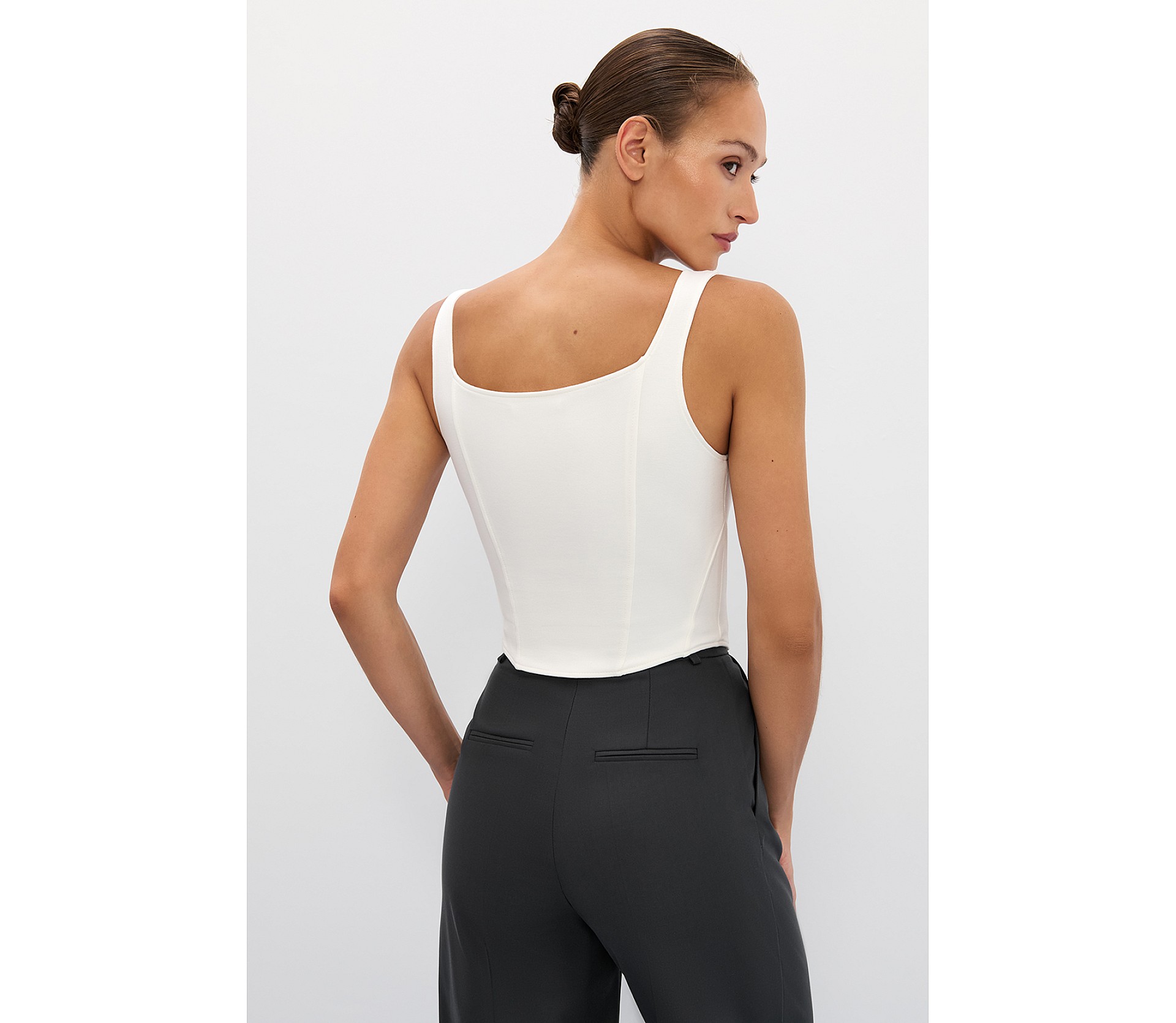 КОРСЕТ ІЗ ЗАСТІБКАМИ СПЕРЕДУ