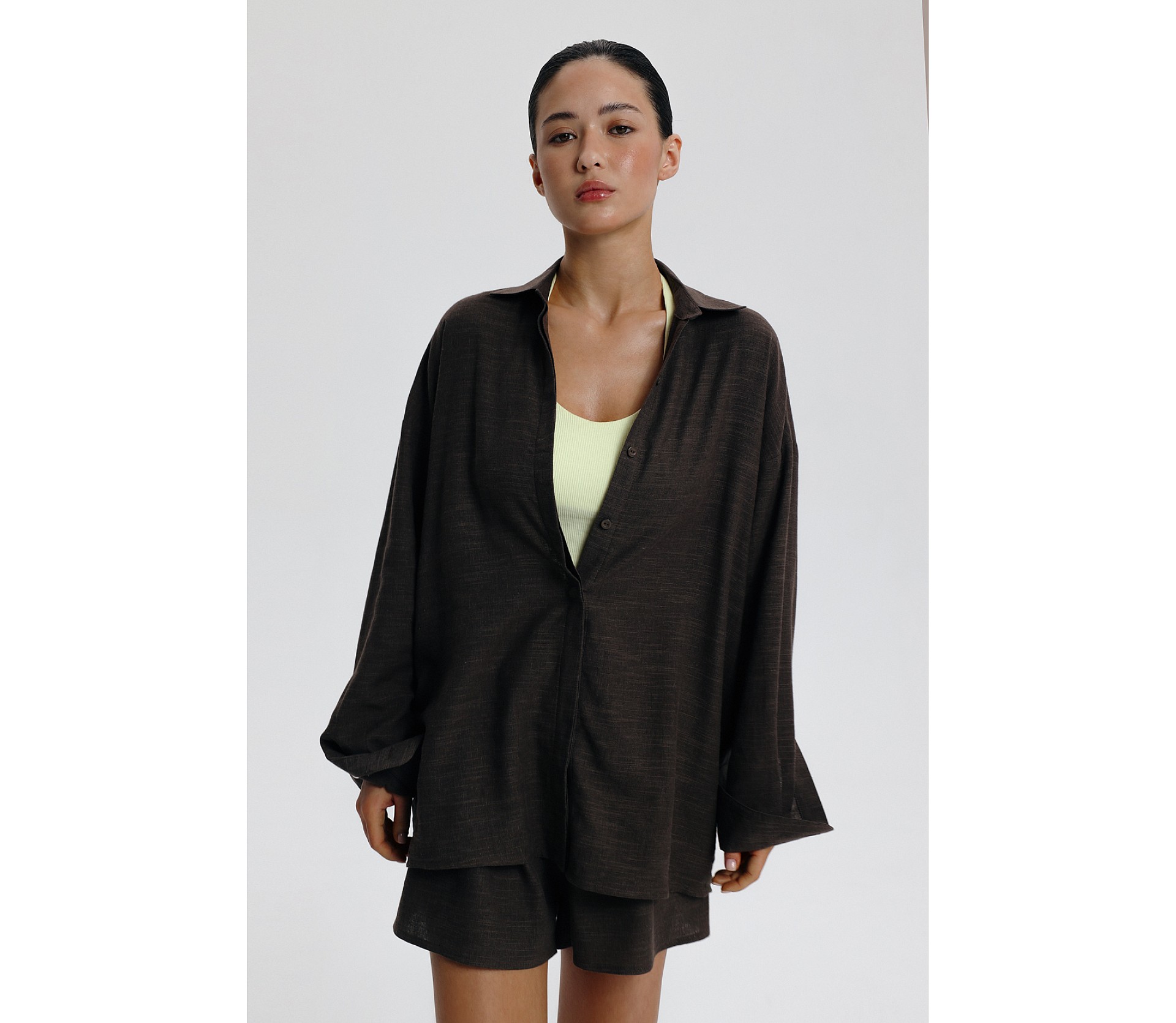 СОРОЧКА З ДОДАВАННЯМ ЛЬОНУ