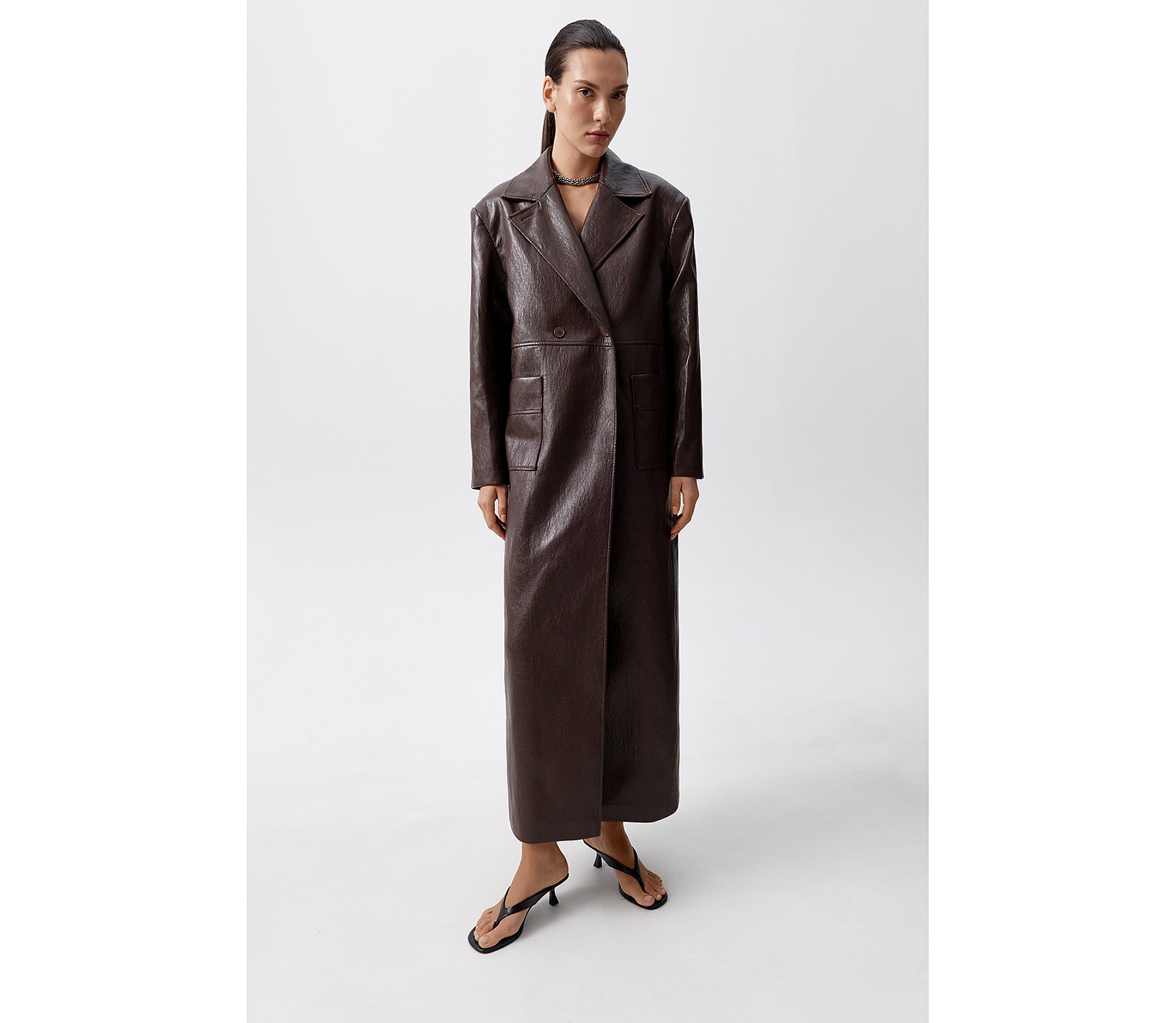 ТРЕНЧ З ЕКОШКІРИ