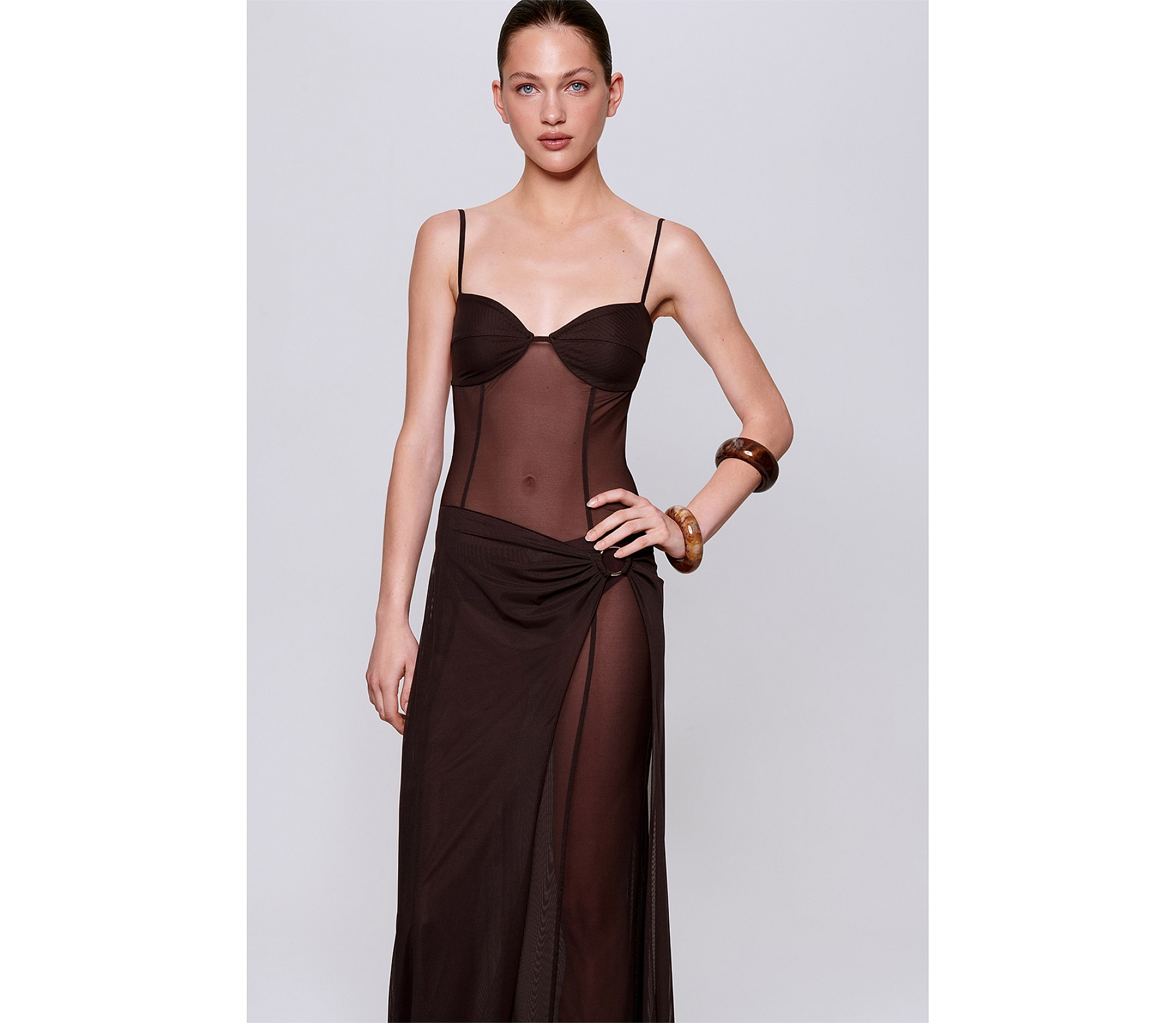 СУКНЯ МАКСІ ЗІ ШЛЕЙФОМ