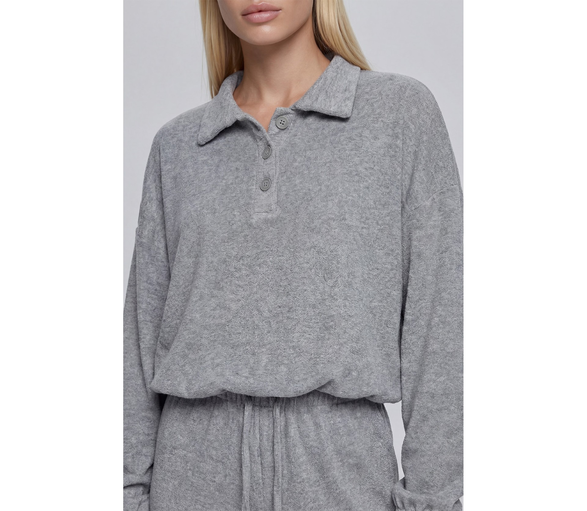 СВІТШОТ ІЗ КОМІРОМ ПОЛО