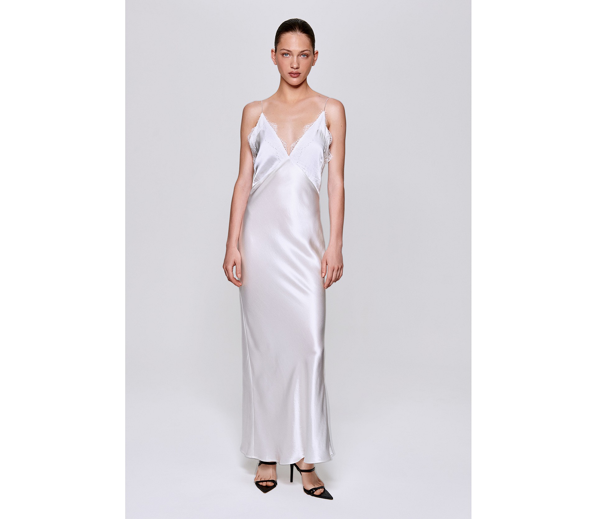 СУКНЯ САТИНОВА МАКСІ 