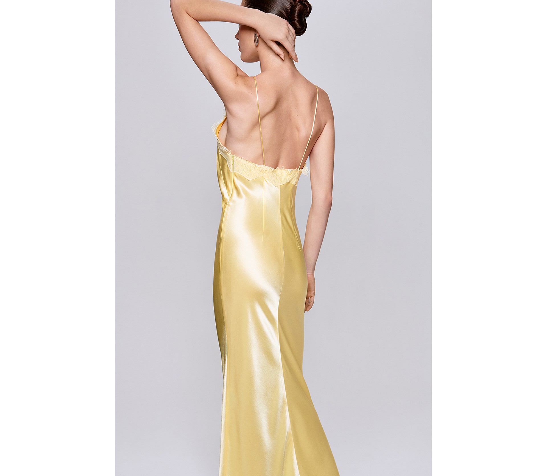 СУКНЯ САТИНОВА МАКСІ 