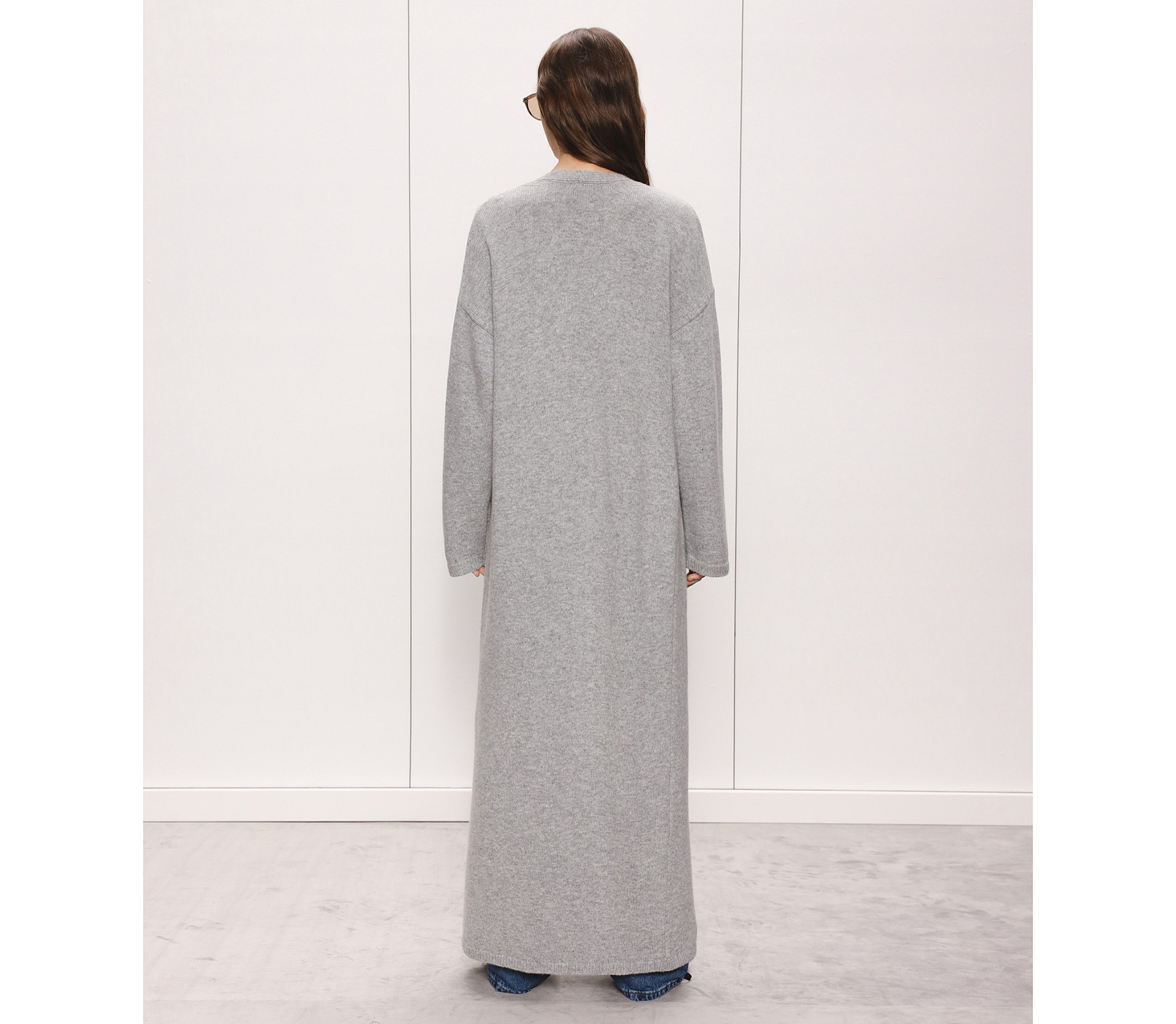 КАРДИГАН МАКСІ ІЗ ДОДАВАННЯМ ВОВНИ ЯГНЯТИ