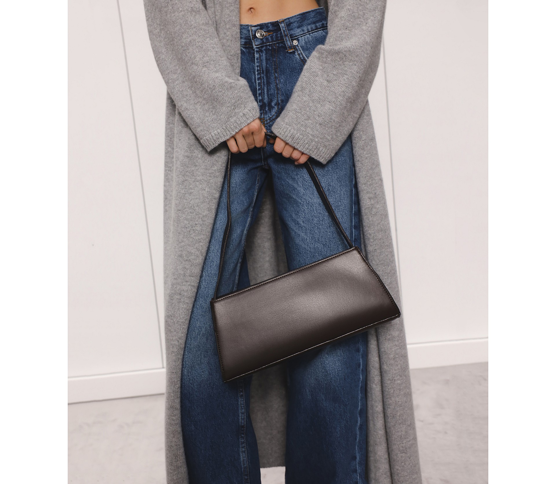 КАРДИГАН МАКСІ ІЗ ДОДАВАННЯМ ВОВНИ ЯГНЯТИ