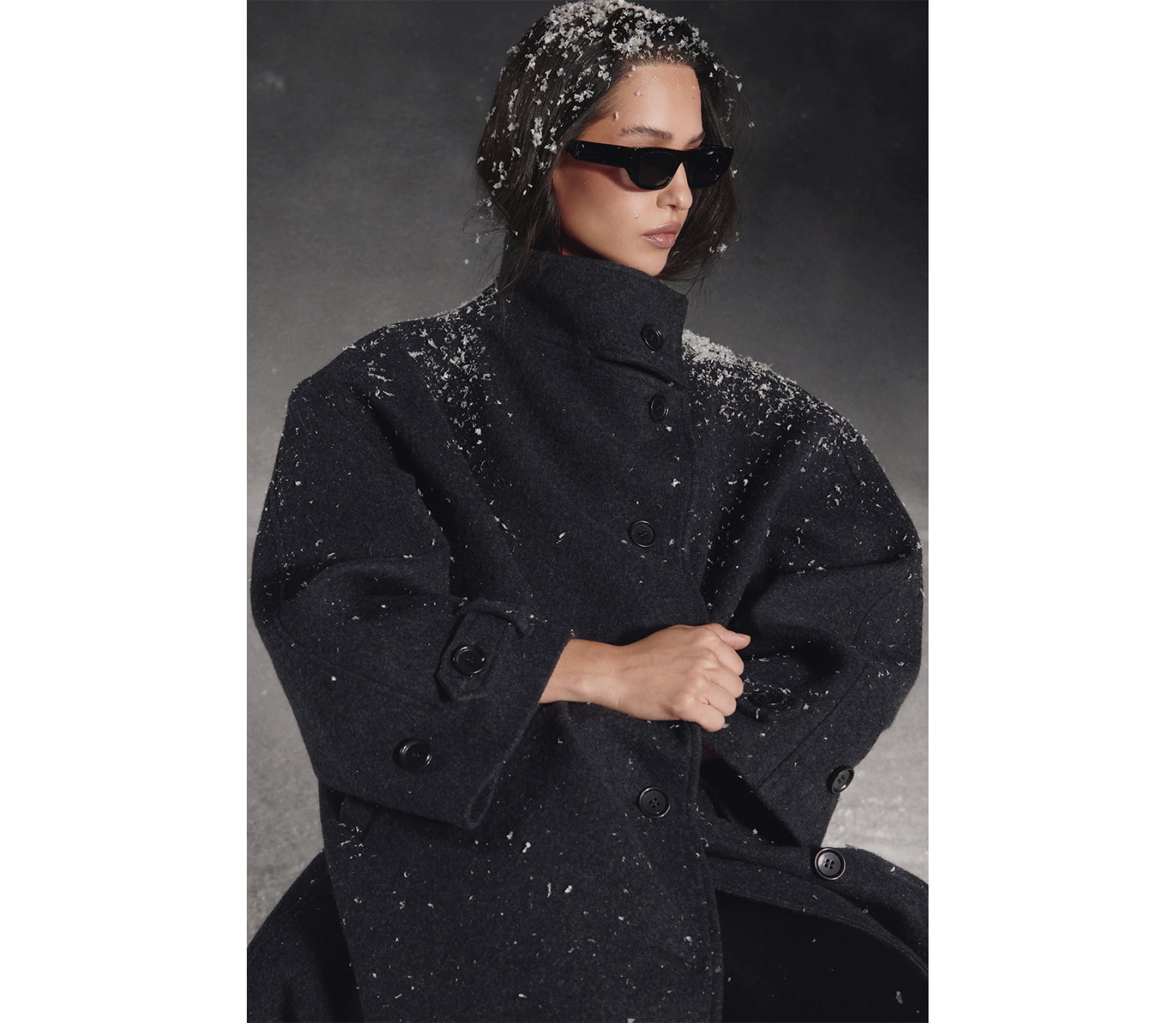 ПАЛЬТО МАКСІ З КОМІРОМ-СТІЙКОЮ