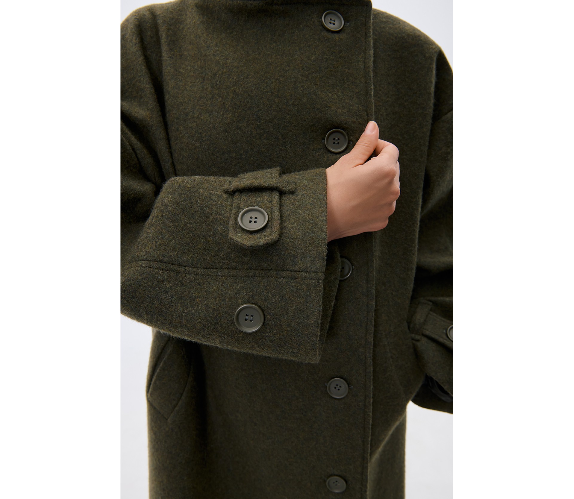 ПАЛЬТО МАКСІ З КОМІРОМ-СТІЙКОЮ